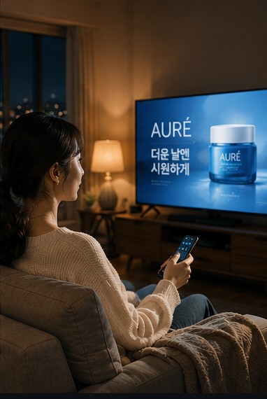 귀가 후 TV 광고 시청